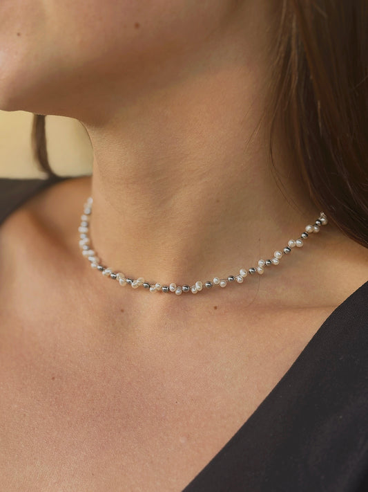 Naszyjnik PEARL | HEMATITE