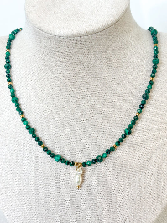 Naszyjnik MALACHITE