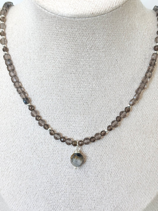 Naszyjnik SMOKY QUARTZ