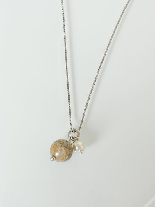 Naszyjnik AFRICAN OPAL | PEARL
