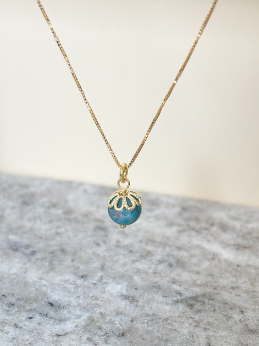 Naszyjnik FLOWER APATITE