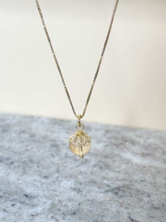 Naszyjnik FLOWER CITRINE