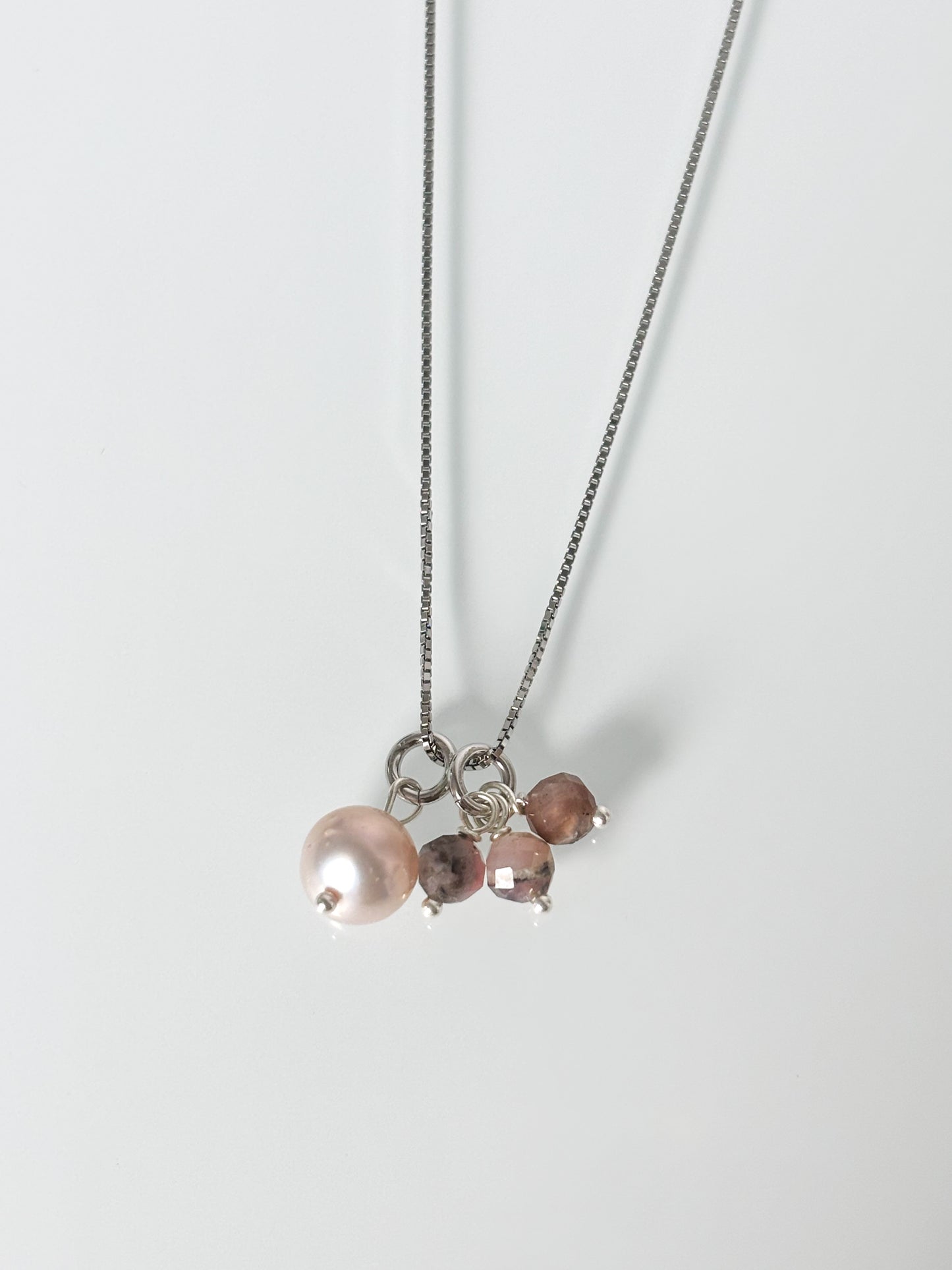 Naszyjnik PINK OPAL no.2