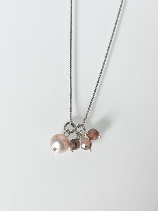 Naszyjnik PINK OPAL no.2
