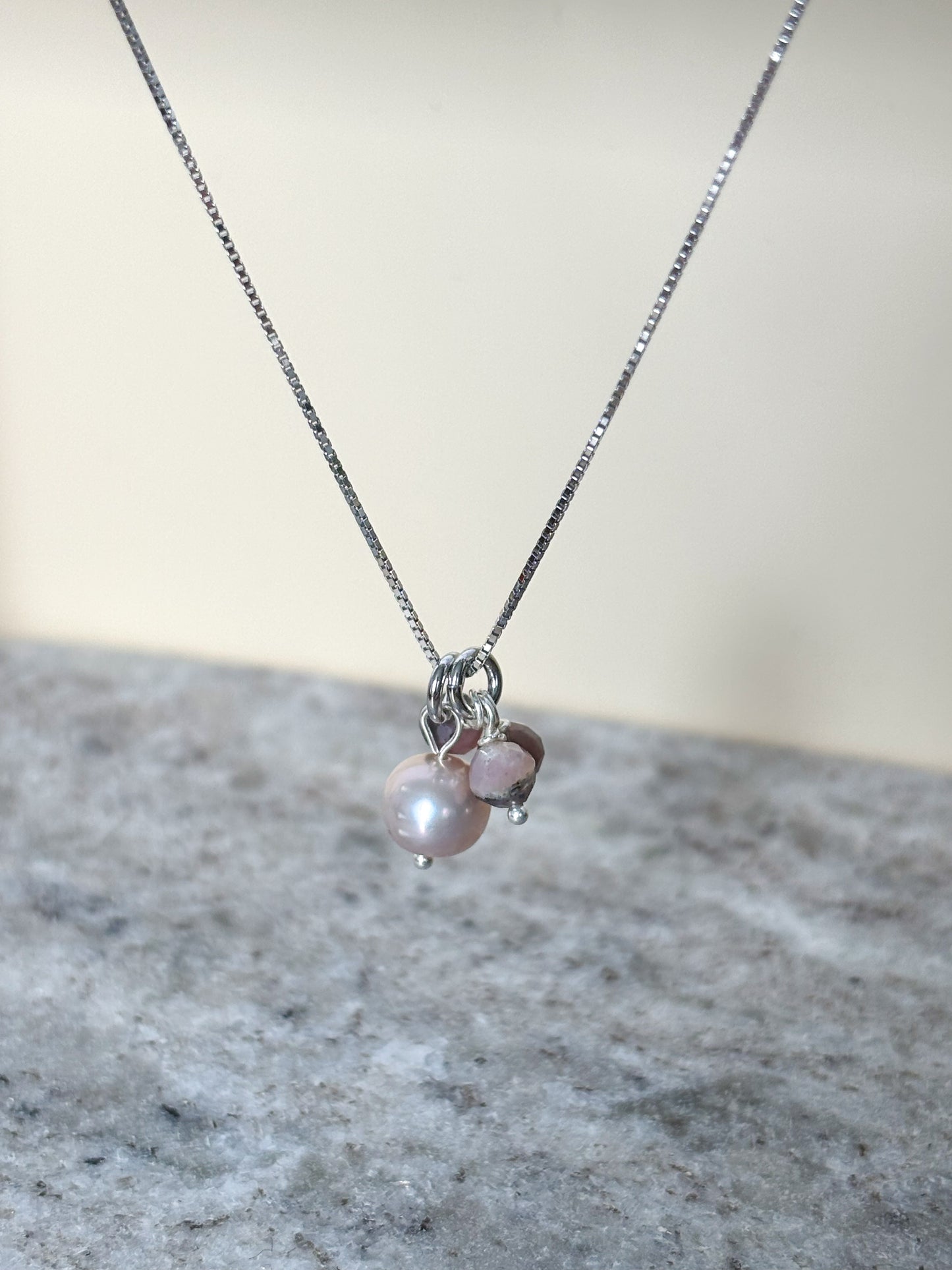 Naszyjnik PINK OPAL no.2