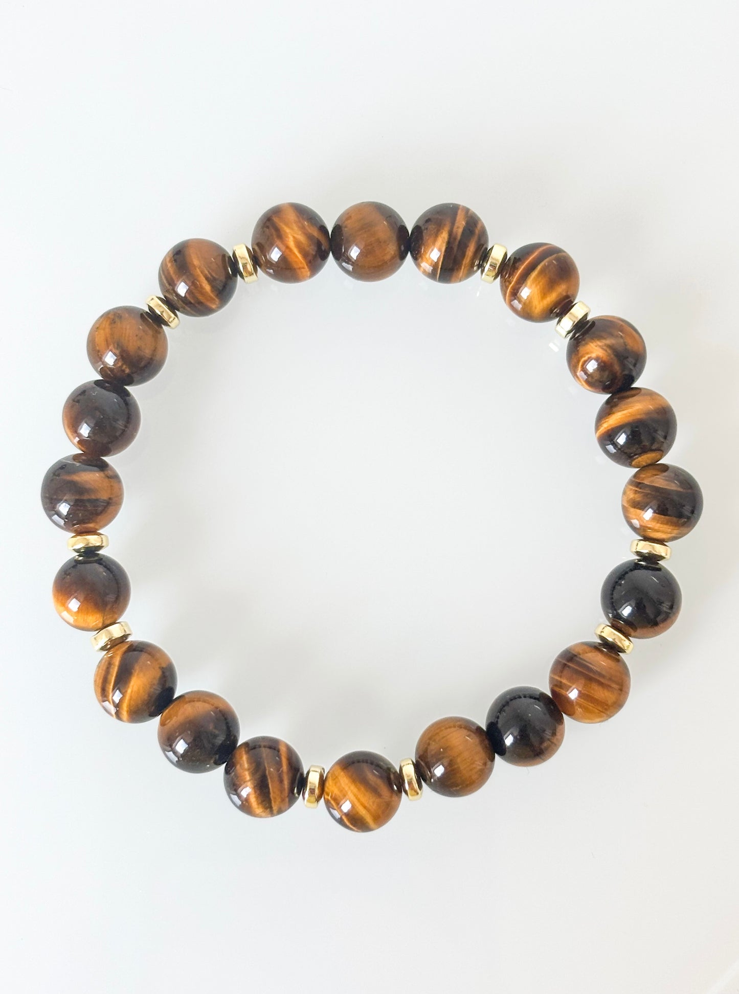 Bransoletka TIGER'S EYE | HEMATITE