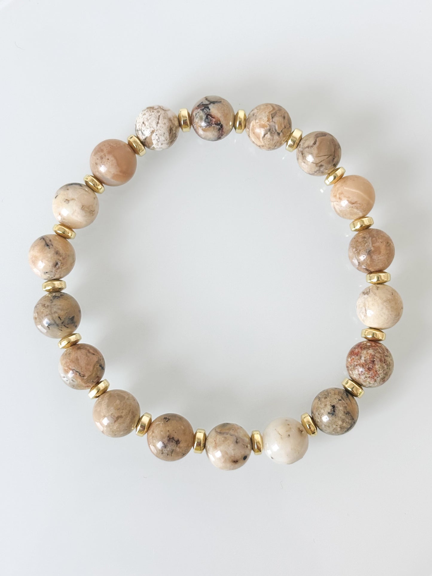 Bransoletka AFRICAN OPAL | HEMATITE