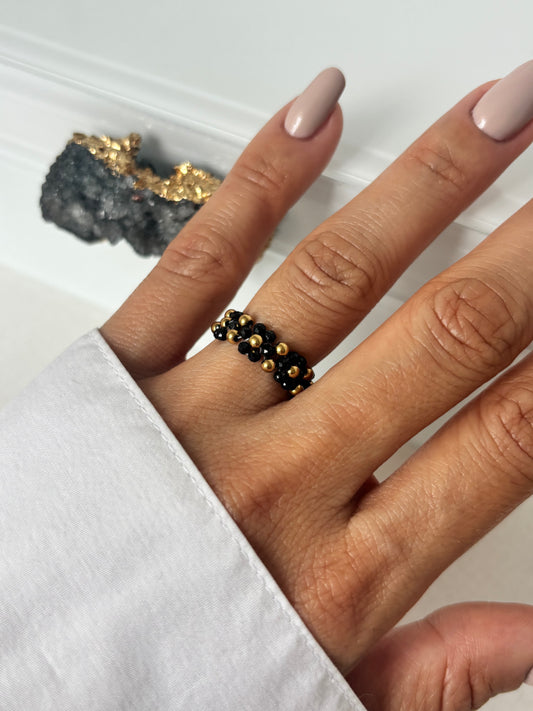 Pierścionek BLACK SPINEL